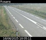 Webcam à Rosans au niveau du col du Collet sur la D994. Vue orientée vers Rémuzat