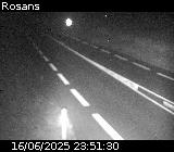 Webcam à Rosans au niveau du col du Collet sur la D994. Vue orientée vers Rémuzat