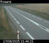 Webcam à Rosans au niveau du col du Collet sur la D994. Vue orientée vers Rémuzat