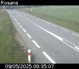 Webcam à Rosans au niveau du col du Collet sur la D994. Vue orientée vers Rémuzat