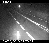 Webcam à Rosans au niveau du col du Collet sur la D994. Vue orientée vers Rémuzat