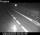 Webcam à Rosans au niveau du col du Collet sur la D994. Vue orientée vers Rémuzat