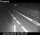 Webcam à Rosans au niveau du col du Collet sur la D994. Vue orientée vers Rémuzat