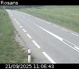 Webcam à Rosans au niveau du col du Collet sur la D994. Vue orientée vers Rémuzat
