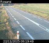 Webcam à Rosans au niveau du col du Collet sur la D994. Vue orientée vers Rémuzat