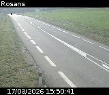 Webcam à Rosans au niveau du col du Collet sur la D994. Vue orientée vers Rémuzat