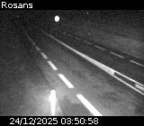 Webcam à Rosans au niveau du col du Collet sur la D994. Vue orientée vers Rémuzat