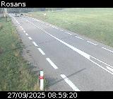 Webcam à Rosans au niveau du col du Collet sur la D994. Vue orientée vers Rémuzat