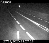 Webcam à Rosans au niveau du col du Collet sur la D994. Vue orientée vers Rémuzat