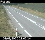 Webcam à Rosans au niveau du col du Collet sur la D994. Vue orientée vers Rémuzat