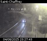 <h2>Webcam D1091 à Saint-Chaffrey, en direction de La-Salle-les-Alpes en provenance de Briançon</h2>