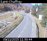 Webcam D1091 à Saint-Chaffrey, en direction de La-Salle-les-Alpes en provenance de Briançon