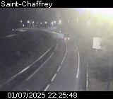 Webcam D1091 à Saint-Chaffrey, en direction de La-Salle-les-Alpes en provenance de Briançon