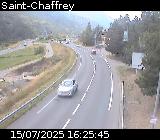 Webcam D1091 à Saint-Chaffrey, en direction de La-Salle-les-Alpes en provenance de Briançon
