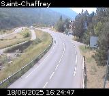 <h2>Webcam D1091 à Saint-Chaffrey, en direction de La-Salle-les-Alpes en provenance de Briançon</h2>