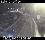 Webcam D1091 à Saint-Chaffrey, en direction de La-Salle-les-Alpes en provenance de Briançon