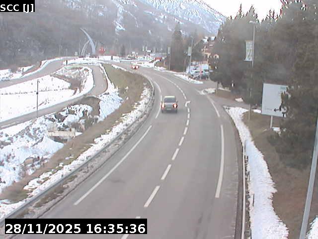 <h2>Webcam D1091 à Saint-Chaffrey, en direction de La-Salle-les-Alpes en provenance de Briançon</h2>