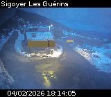 Webcam au niveau du col des Guérins à Sigoyer sur la D219