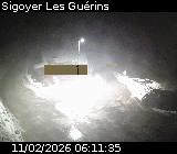 Webcam au niveau du col des Guérins à Sigoyer sur la D219