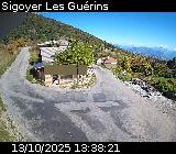 Webcam au niveau du col des Guérins à Sigoyer sur la D219