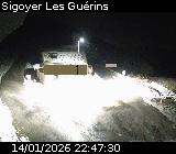 <h2>Webcam au niveau du col des Guérins à Sigoyer sur la D219</h2>
