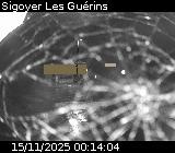 Webcam au niveau du col des Guérins à Sigoyer sur la D219