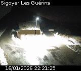 Webcam au niveau du col des Guérins à Sigoyer sur la D219