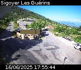 Webcam au niveau du col des Guérins à Sigoyer sur la D219