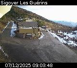 Webcam au niveau du col des Guérins à Sigoyer sur la D219