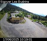 Webcam au niveau du col des Guérins à Sigoyer sur la D219