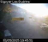 Webcam au niveau du col des Guérins à Sigoyer sur la D219