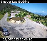 Webcam au niveau du col des Guérins à Sigoyer sur la D219