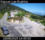 Webcam au niveau du col des Guérins à Sigoyer sur la D219