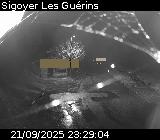 Webcam au niveau du col des Guérins à Sigoyer sur la D219