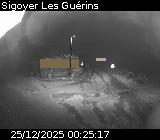 Webcam au niveau du col des Guérins à Sigoyer sur la D219