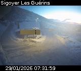 Webcam au niveau du col des Guérins à Sigoyer sur la D219