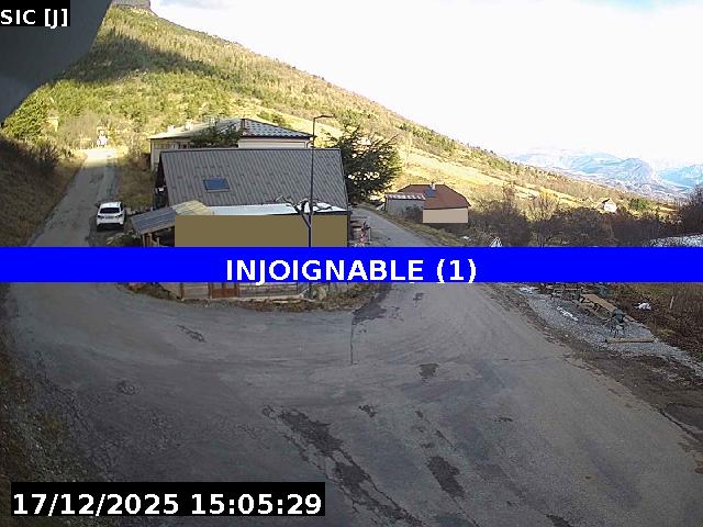 <h2>Webcam au niveau du col des Guérins à Sigoyer sur la D219</h2>