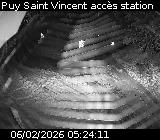 Webcam à Puy-Saint-Vincent, à la jonction entre la D4 et la D804 qui permet l'accès à la Station de ski de Puy-Saint-Vincent 1600