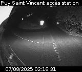Webcam à Puy-Saint-Vincent, à la jonction entre la D4 et la D804 qui permet l'accès à la Station de ski de Puy-Saint-Vincent 1600