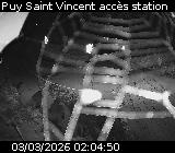 Webcam à Puy-Saint-Vincent, à la jonction entre la D4 et la D804 qui permet l'accès à la Station de ski de Puy-Saint-Vincent 1600