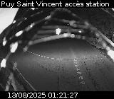 Webcam à Puy-Saint-Vincent, à la jonction entre la D4 et la D804 qui permet l'accès à la Station de ski de Puy-Saint-Vincent 1600