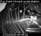 Webcam à Puy-Saint-Vincent, à la jonction entre la D4 et la D804 qui permet l'accès à la Station de ski de Puy-Saint-Vincent 1600
