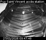 Webcam à Puy-Saint-Vincent, à la jonction entre la D4 et la D804 qui permet l'accès à la Station de ski de Puy-Saint-Vincent 1600