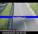 Webcam à Serres sur la D1075. Vue orientée vers l'aérodrome