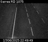 <h2>Webcam à Serres sur la D1075. Vue orientée vers l'aérodrome</h2>