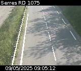 Webcam à Serres sur la D1075. Vue orientée vers l'aérodrome