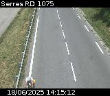 <h2>Webcam à Serres sur la D1075. Vue orientée vers l'aérodrome</h2>