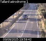 Webcam à Tallard au niveau de l'aérodrome sur la Nationale 85. Vue orientée vers Gap