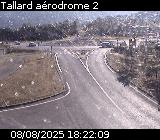Webcam à Tallard au niveau de l'aérodrome sur la Nationale 85. Vue orientée vers Gap