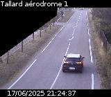 Webcam à Tallard au niveau de l'aérodrome sur la Nationale 85. Vue orientée vers Gap